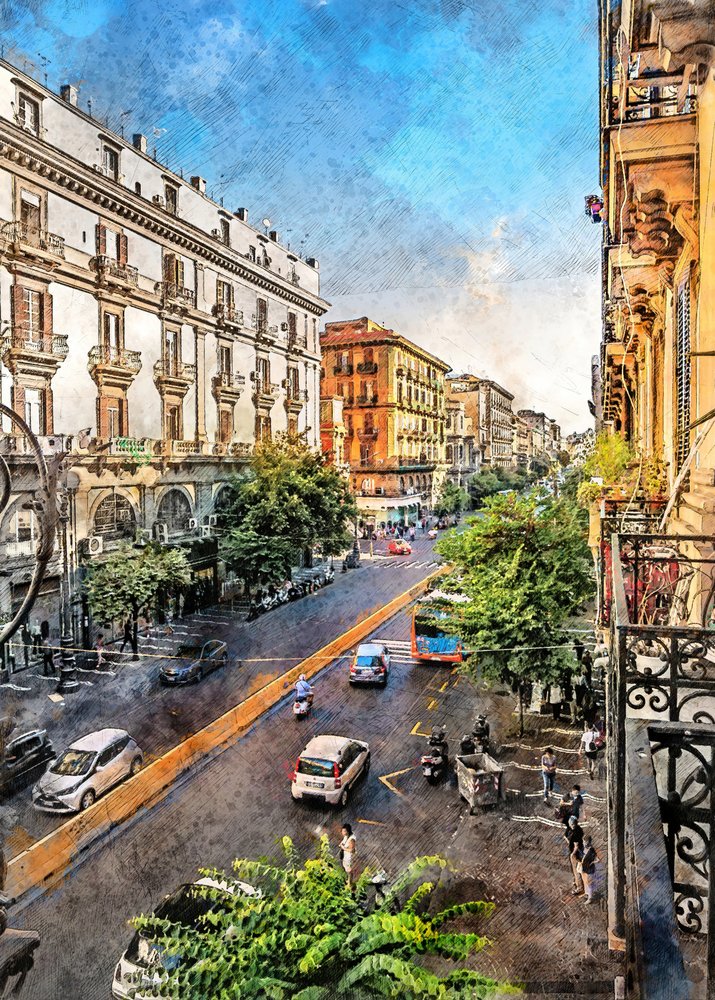 Vibrant European Street View by Justyna Jaszke