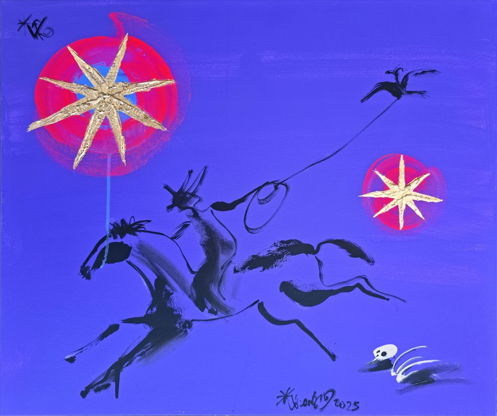 Cosmic Cowboy Ride by Kanat Ibragimov