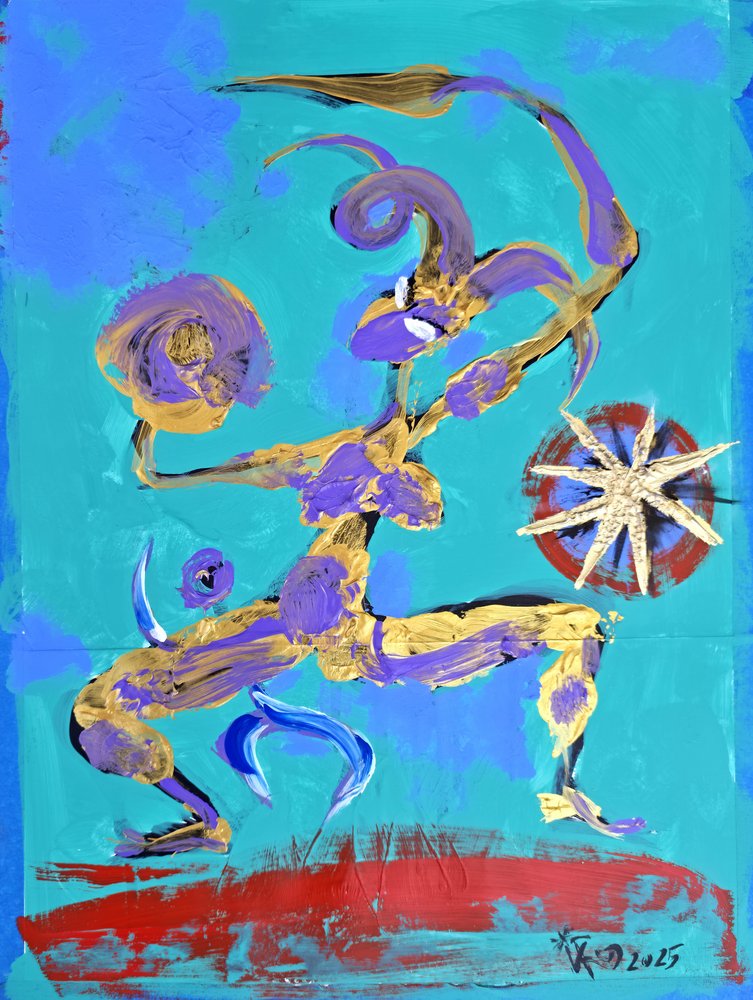 Dynamic Mythical Figure by Kanat Ibragimov