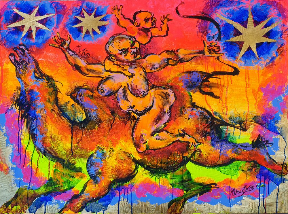 Nude Celestial Sagittarius by Kanat Ibragimov