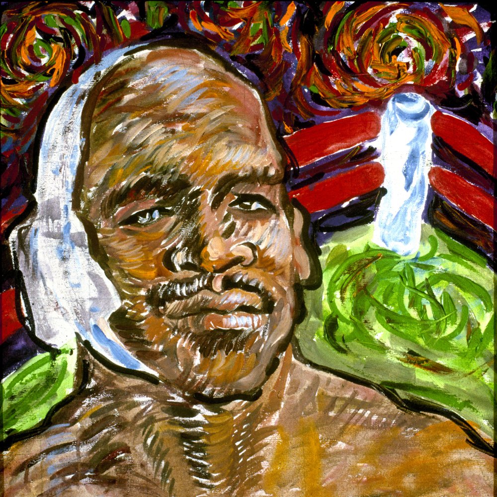 Powerful Boxer Portrait by Kanat Ibragimov