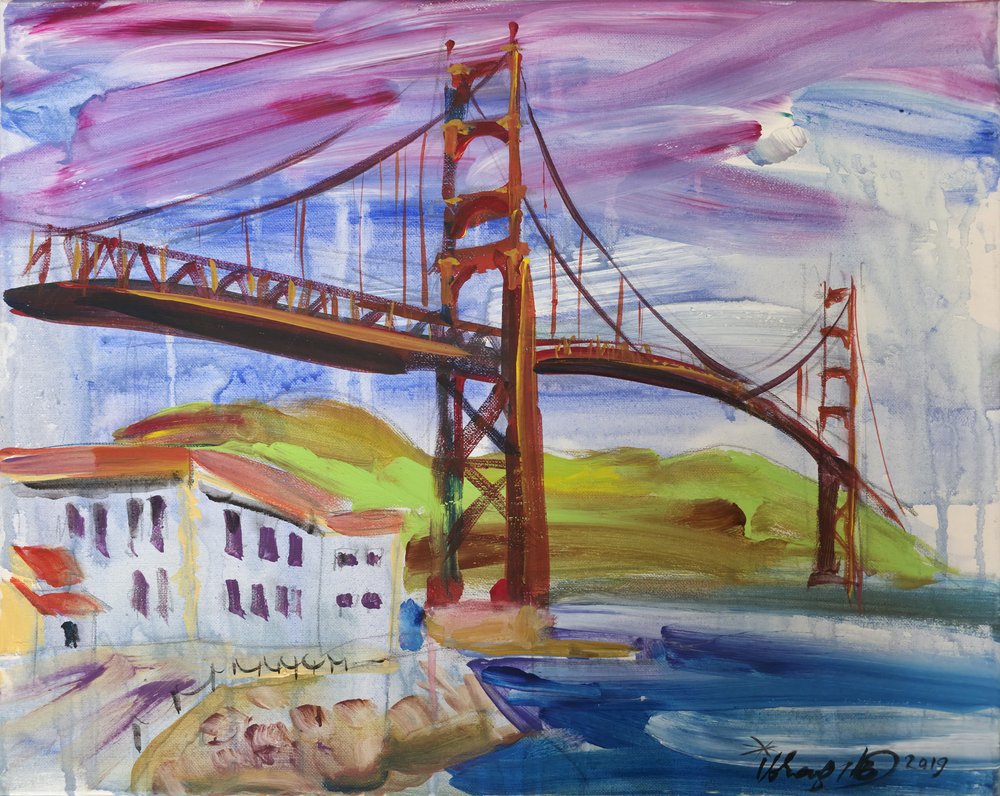 San Francisco Golden Gate by Kanat Ibragimov