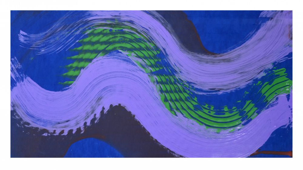Vibrant Abstract Waves by Kanat Ibragimov