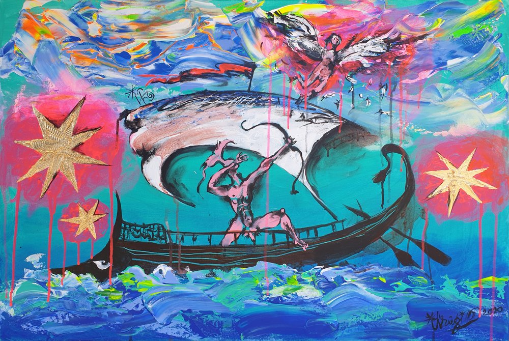 Vibrant Mythical Journey by Kanat Ibragimov