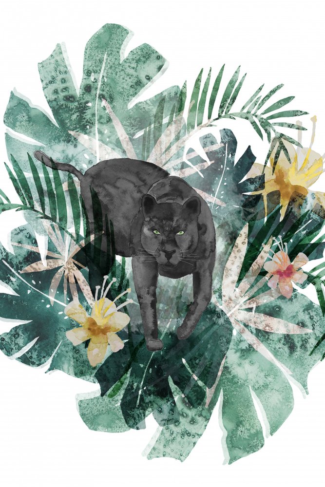 Mysterious Jungle Panther by Karen Menzenbach