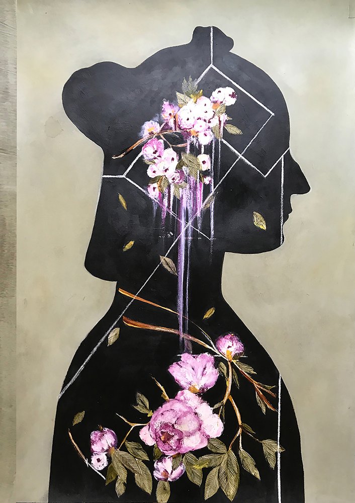 Blooming Inner Silhouette by Karenina Fabrizzi