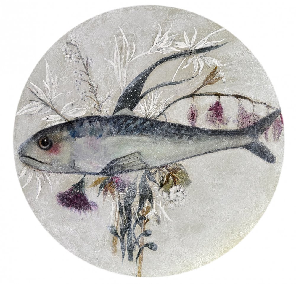 Elegant Fish Botanicals by Karenina Fabrizzi
