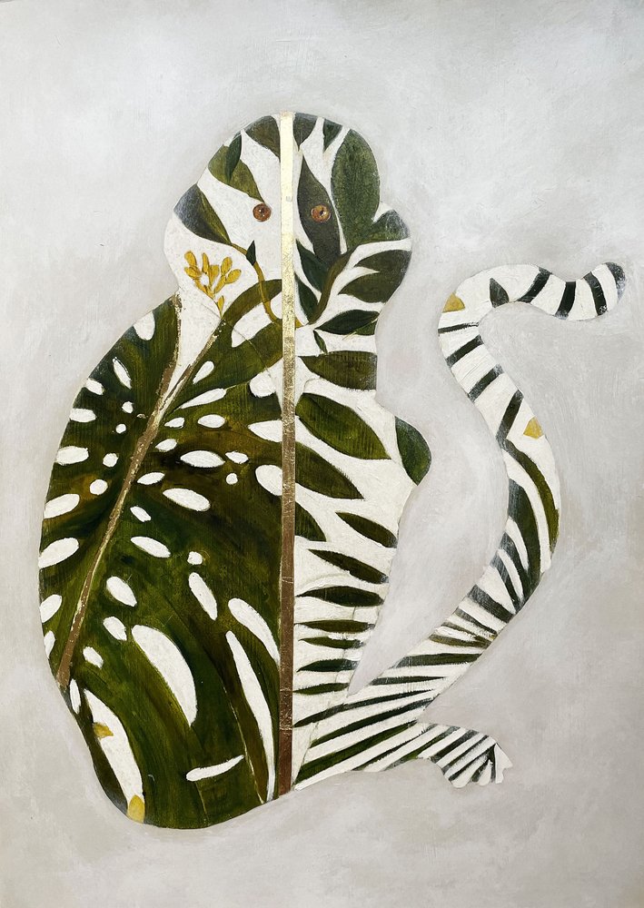 Stylized Jungle Monkey by Karenina Fabrizzi