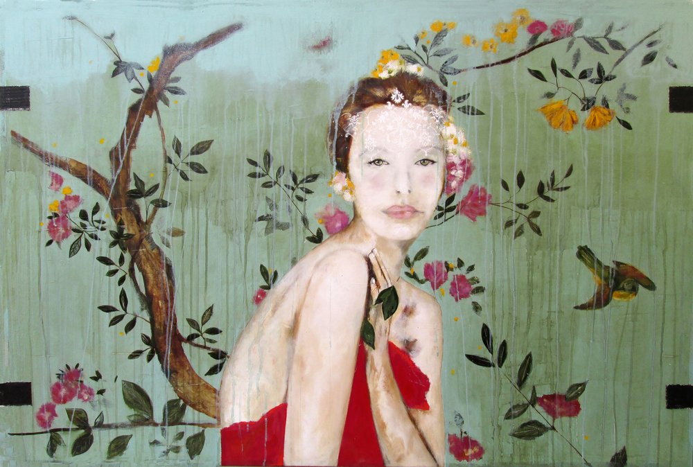 Woman In Bloom by Karenina Fabrizzi