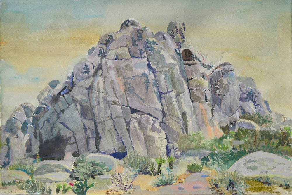 Desert Rock Formations by Karin Bos