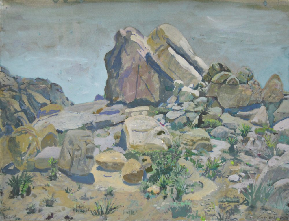 Desert Rock Formations by Karin Bos