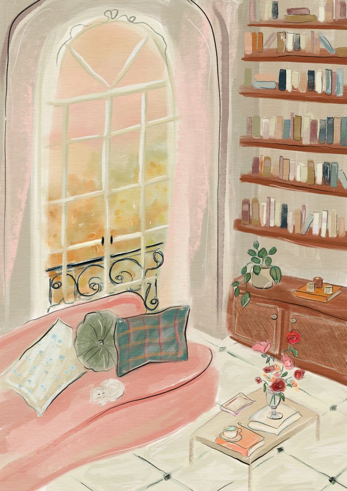 Cozy Reading Nook by Katharina Puritscher