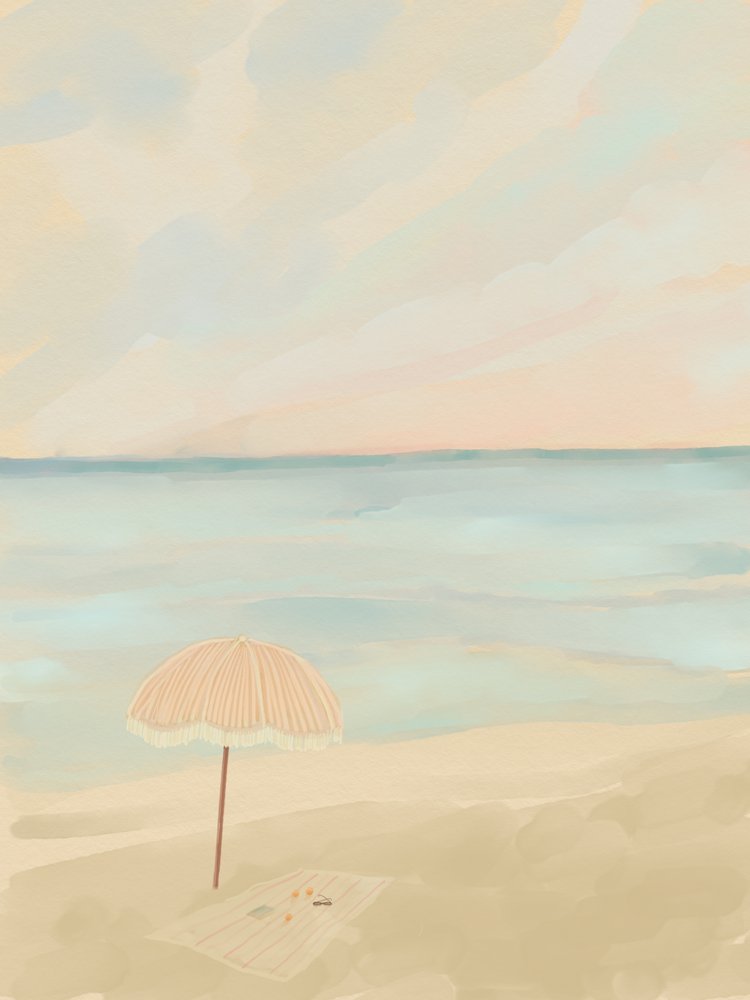 Tranquil Shoreline by Katharina Puritscher