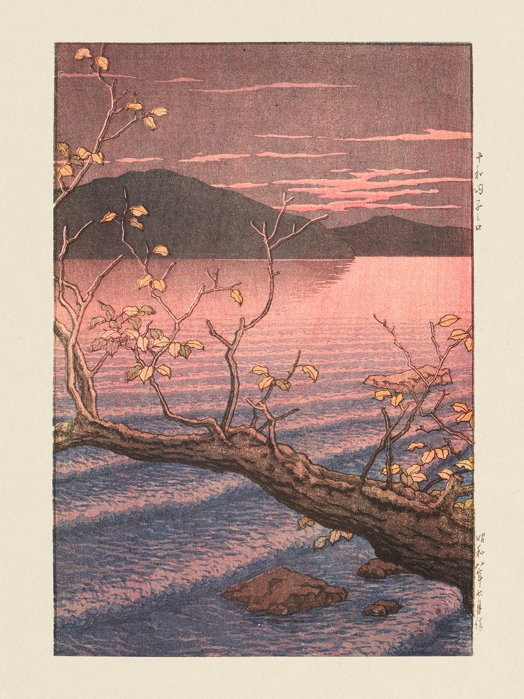 Towada Lake, Aomori (1932) by Kawase Hasui