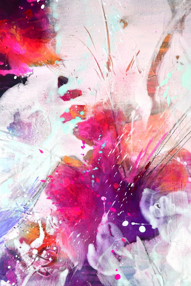 Vibrant Abstract Fusion by Kirsten Handelmann