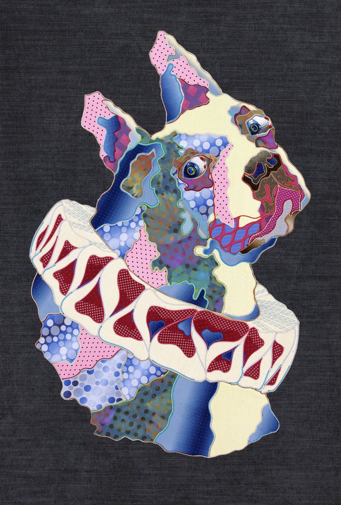 Colorful Canine in Ruff by Kostyantin Malginov