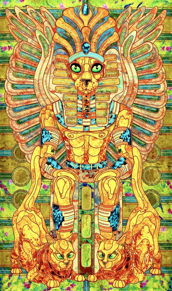 Vibrant Egyptian Deity by Kostyantin Malginov