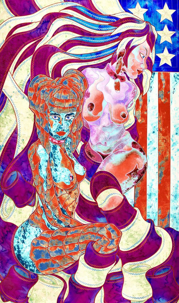 Vibrant Flag Women by Kostyantin Malginov