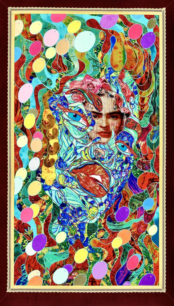 Vibrant Mosaic Portrait by Kostyantin Malginov