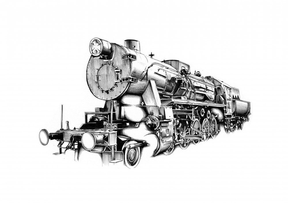 Classic Steam Locomotive by Kulik