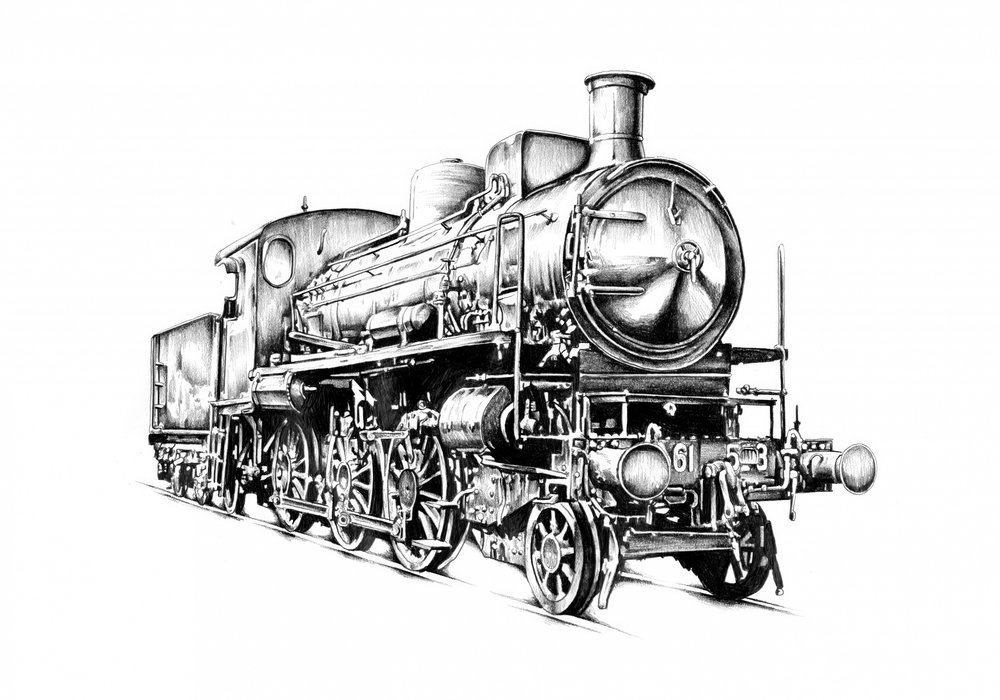 Classic Steam Locomotive by Kulik