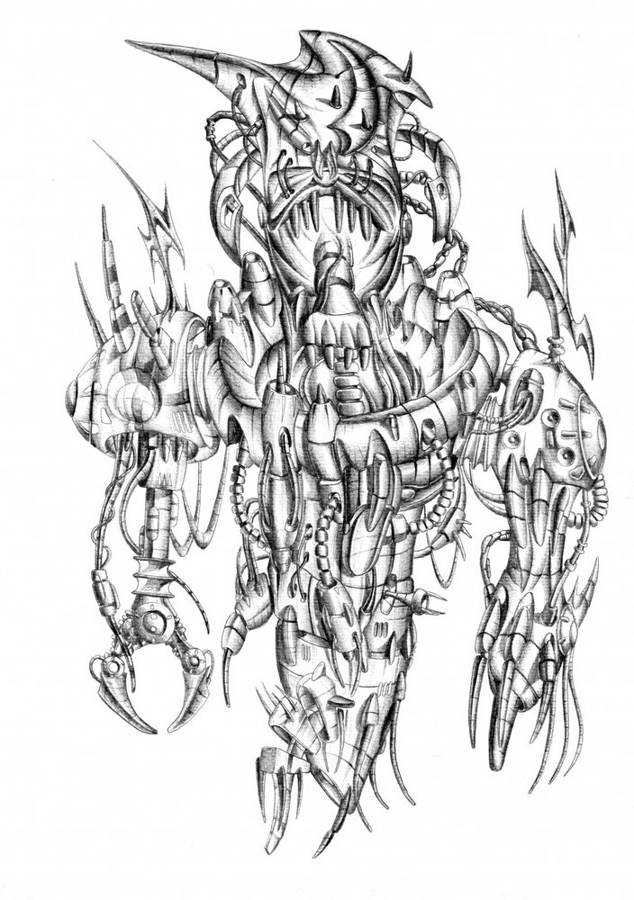 Futuristic Robotic Creature by Kulik