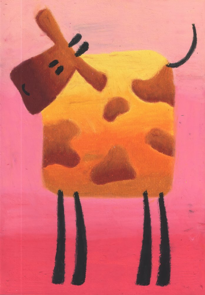Happy Cheese Cow by Kulik