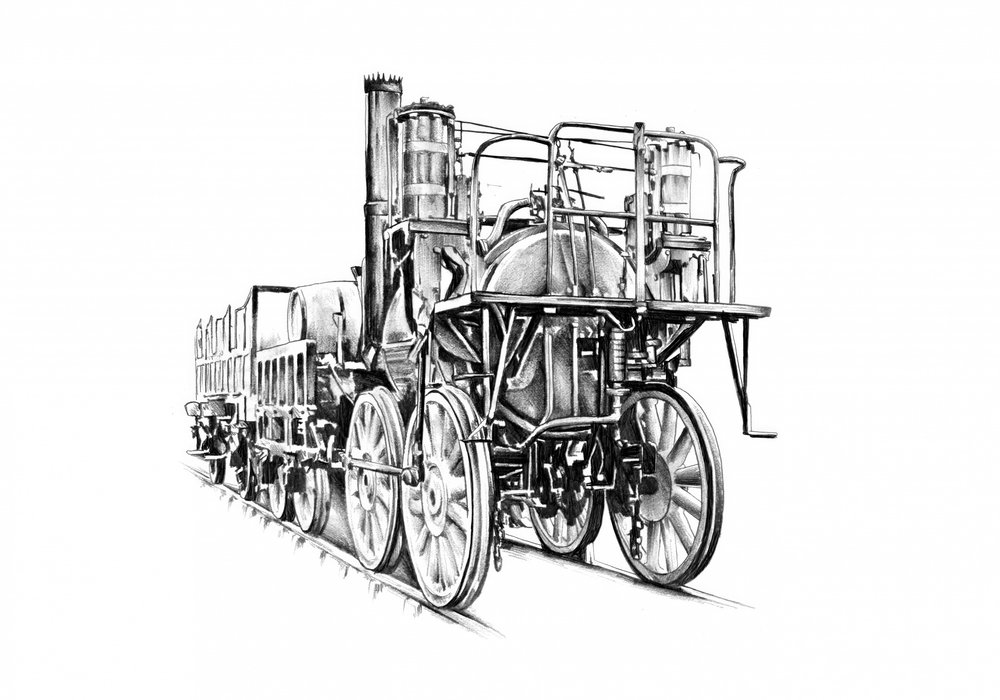 Historic Steam Locomotive by Kulik