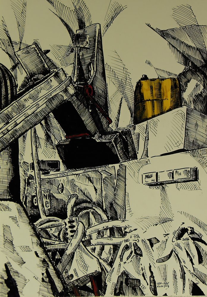 Industrial Machine Abstract by Kulik