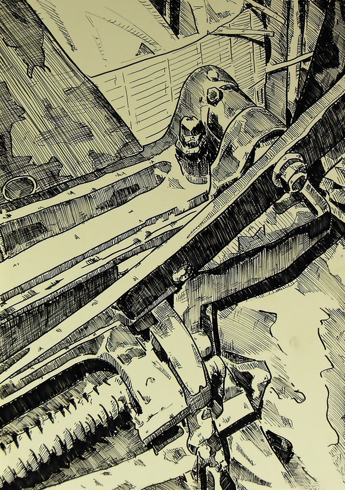 Industrial Machine Detail by Kulik