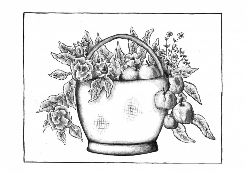 Rustic Harvest Basket by Kulik