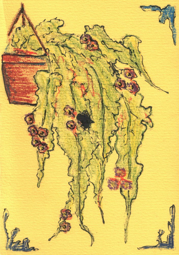 Terracotta Hanging Blooms by Kulik