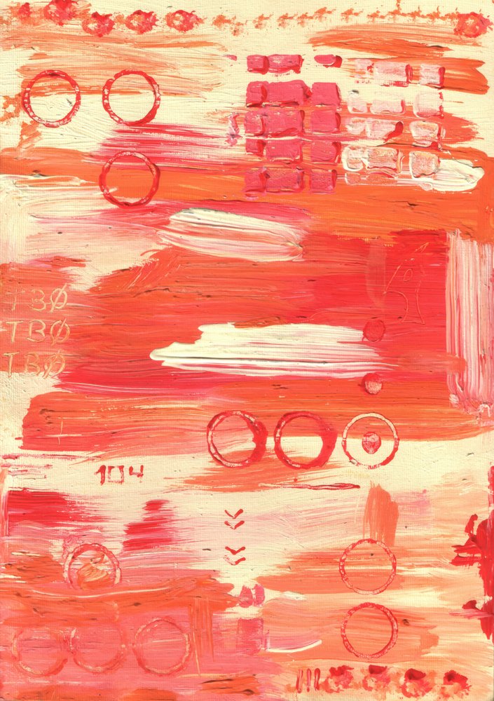 Vibrant Abstract Composition by Kulik