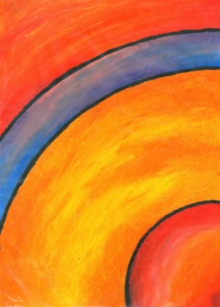 Vibrant Abstract Curves by Kulik