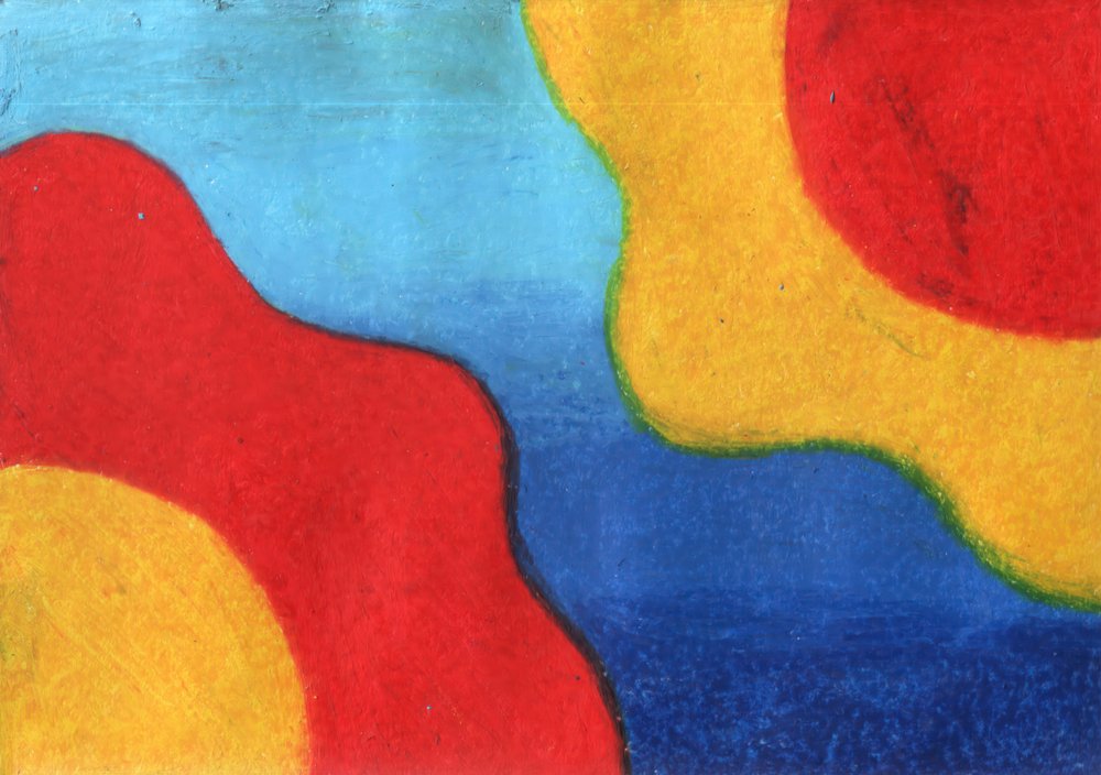 Vibrant Wavy Shapes by Kulik