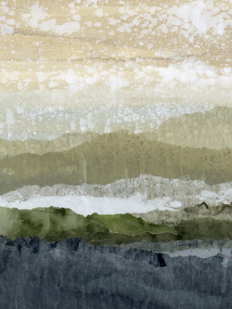 Abstract Mountain Layers by Lara Eckerman