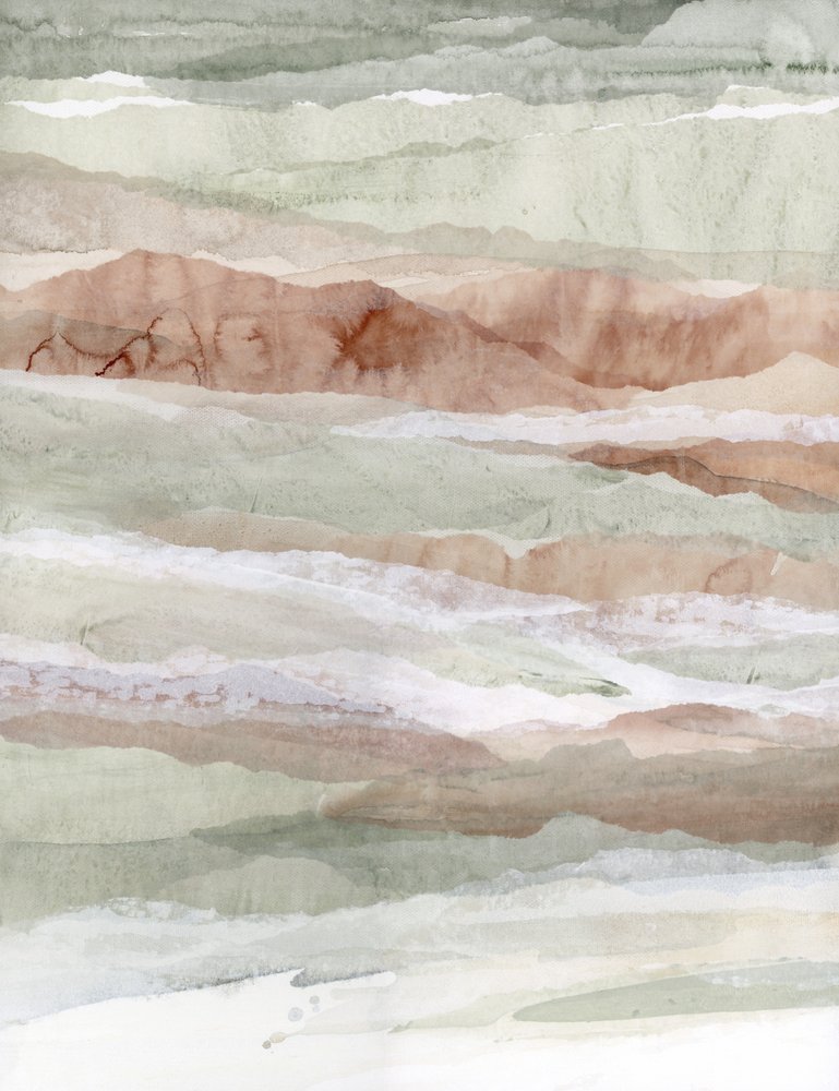 Muted Mountain Layers by Lara Eckerman
