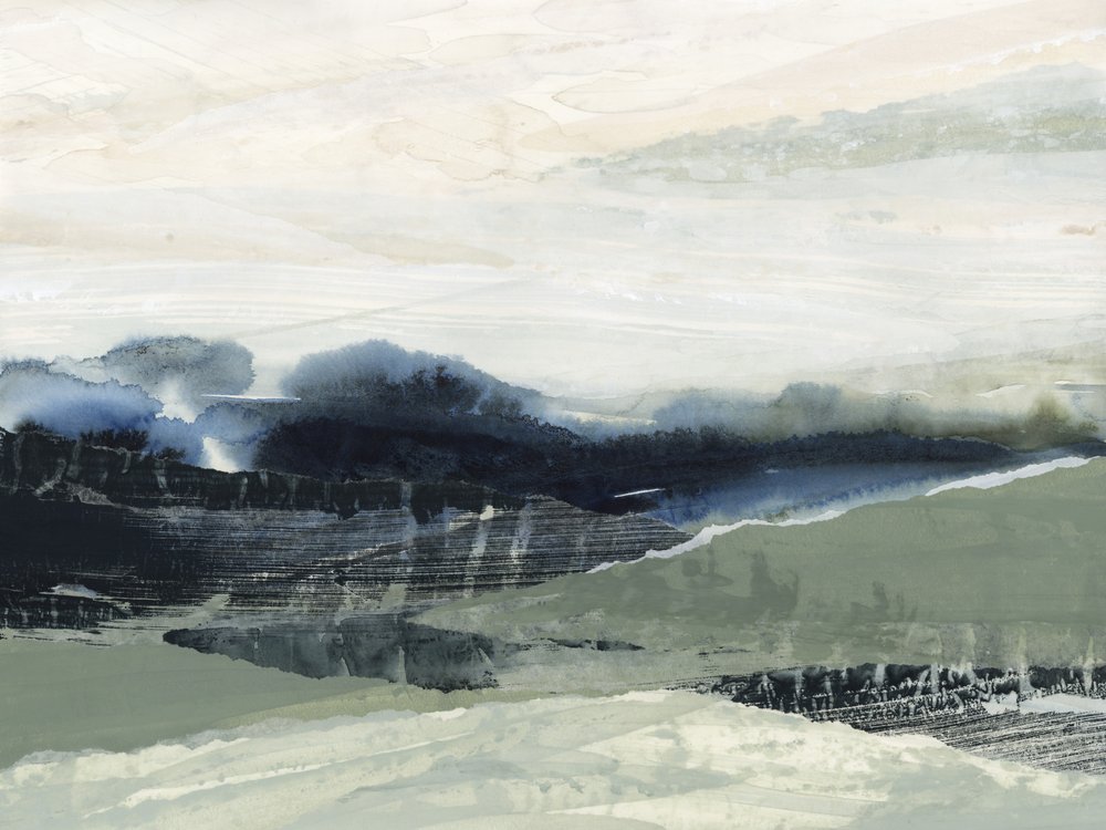 Serene Abstract Landscape by Lara Eckerman