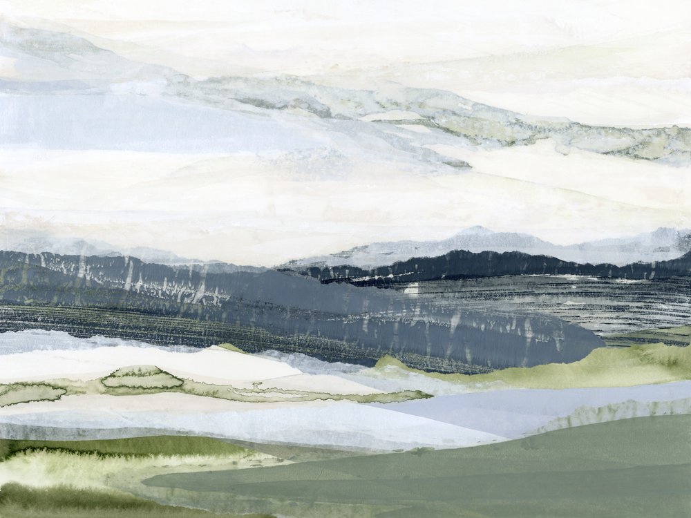 Serene Abstract Landscape by Lara Eckerman