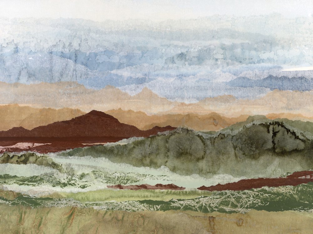 Serene Mountain Layers by Lara Eckerman