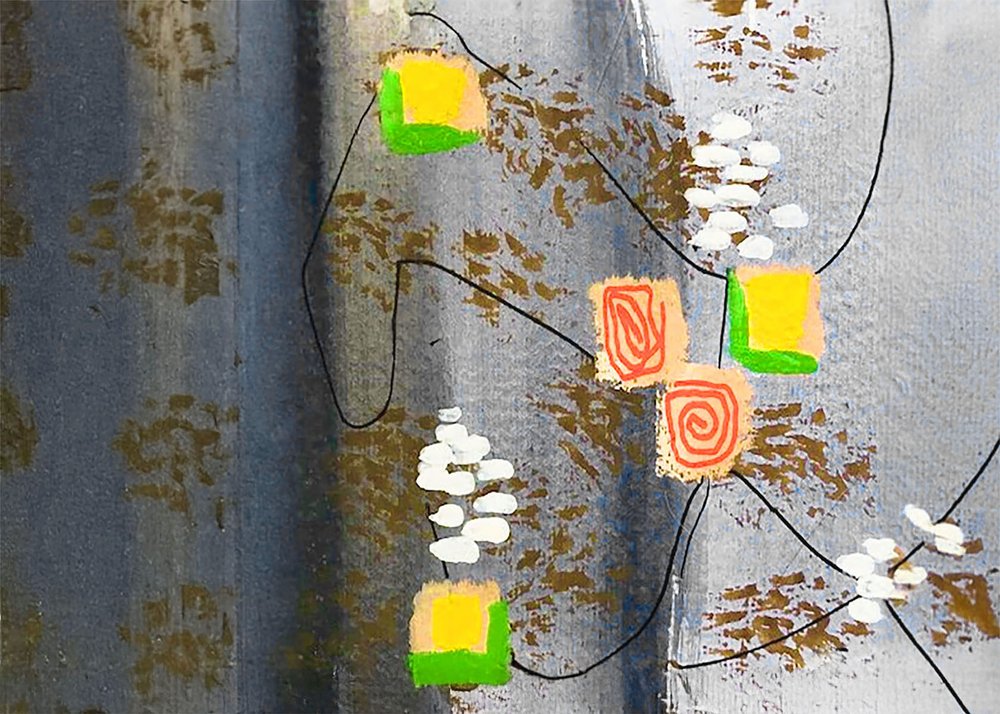 Abstract Geometric Swirls by Lori Ann Folz