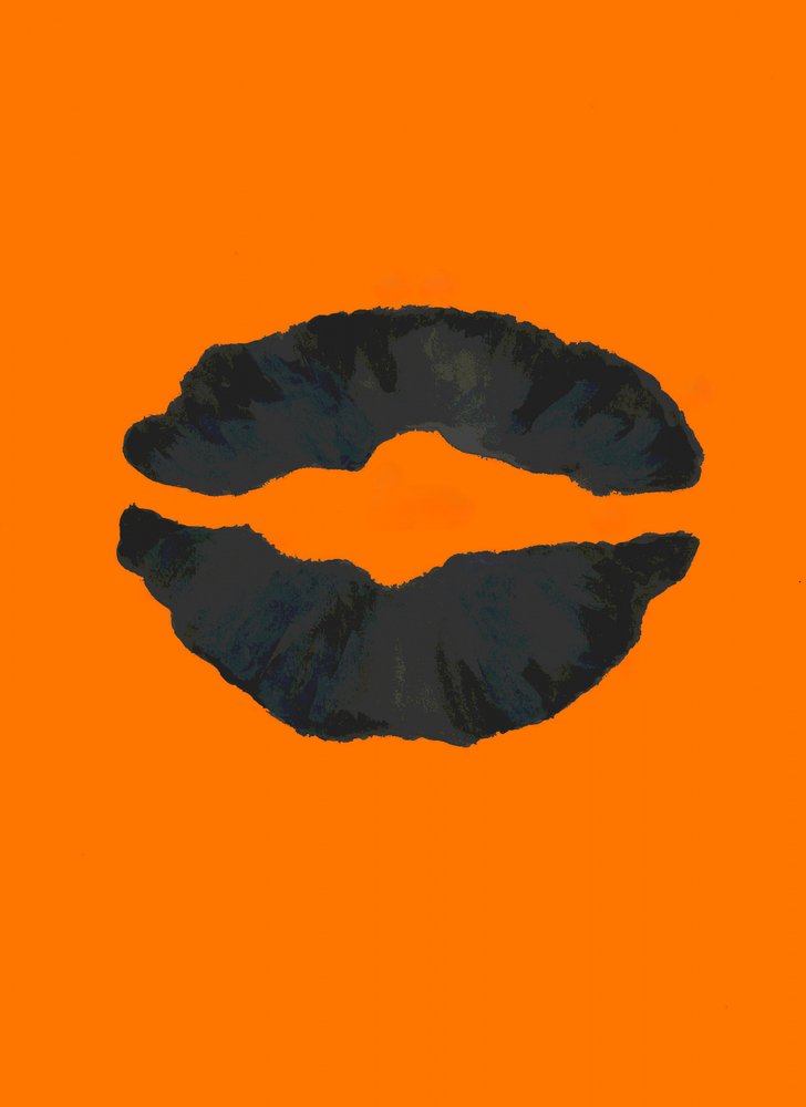 Bold Orange Kiss by Lori Ann Folz