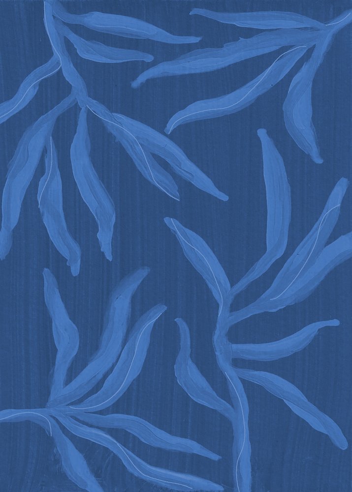 Deep Blue Botanicals by Lori Ann Folz