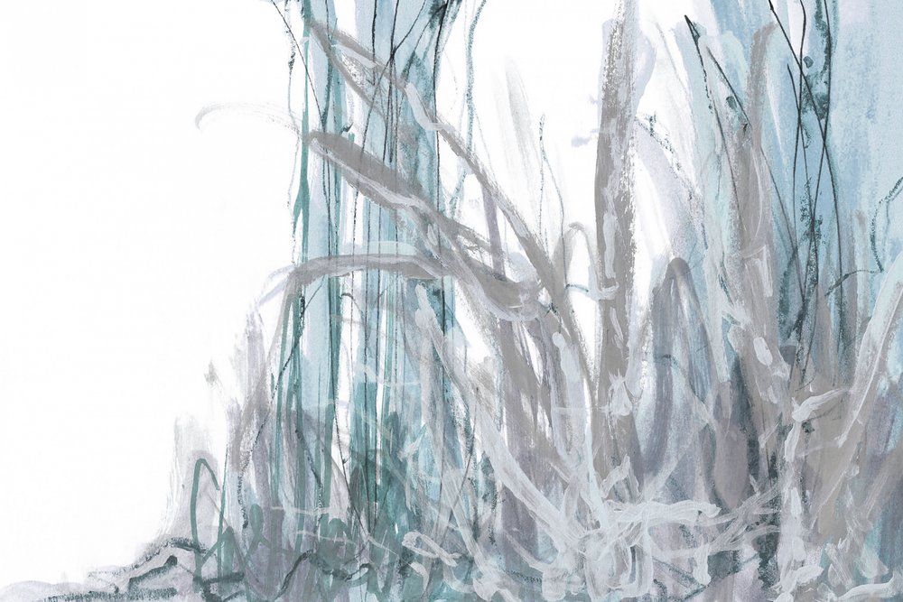 Flowing Abstract Reeds by Lori Ann Folz