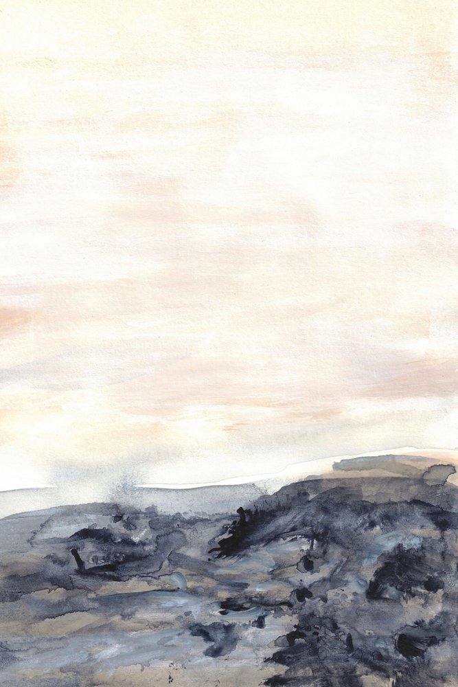 Serene Abstract Landscape by Lori Ann Folz
