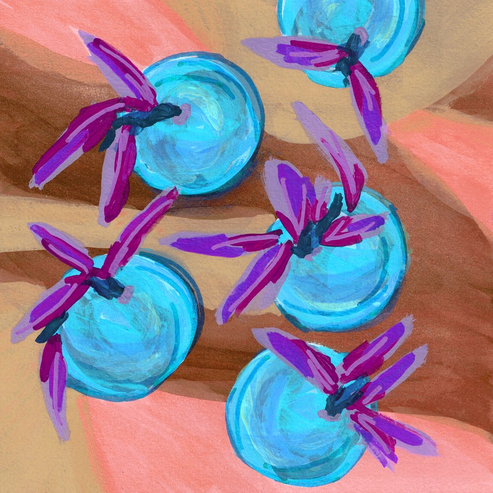 Vivid Floral Still Life by Lori Ann Folz