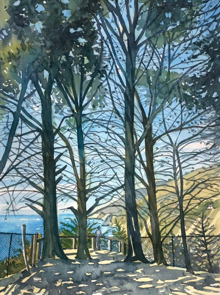 Peaceful Ocean Vista by Luisa Millicent