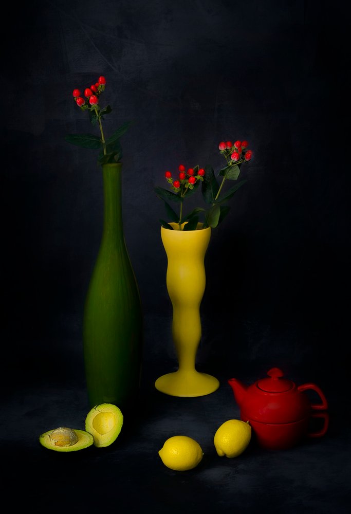 Colorful Kitchen Still Life by Lydia Jacobs