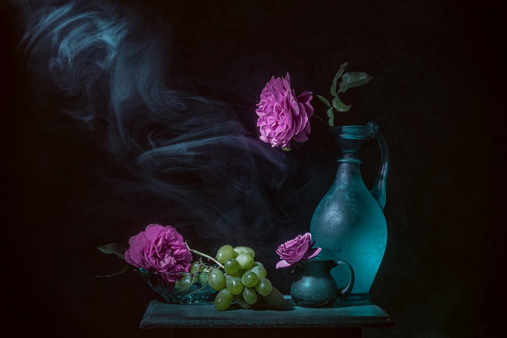 Ethereal Rose Still Life by Lydia Jacobs