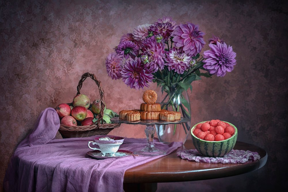 Festive Autumn Still Life by Lydia Jacobs